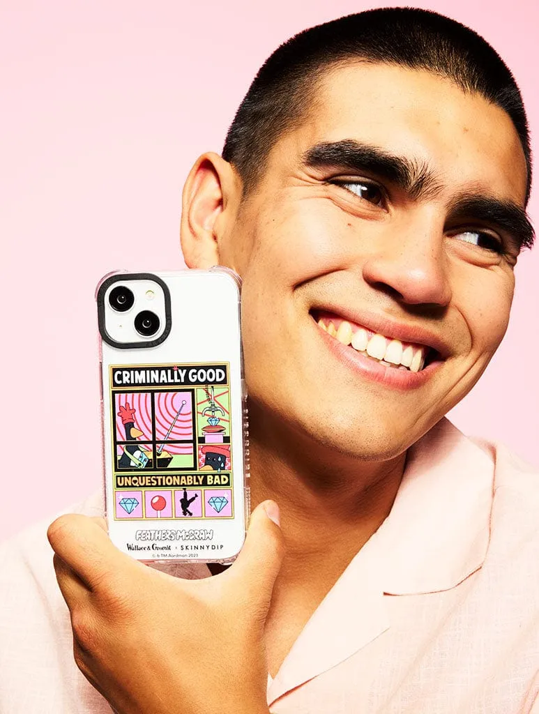 easy installation Protective Design Texture Wallace & Gromit x Skinnydip Criminally Good Shock iPhone Case