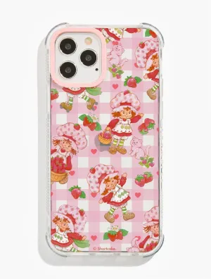 Shock Absorber Strawberry Shortcake x Skinnydip Check Shock iPhone Case