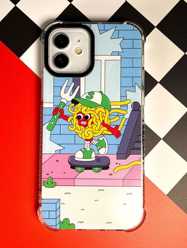 Dirty Pote x Skinnydip Meatball Print Shock iPhone Case Compact Texture Grip Enhanced