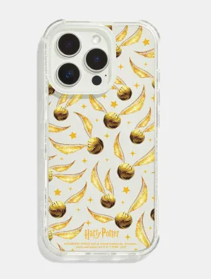 Soft edges Harry Potter x Skinnydip Golden Snitch Shock iPhone Case