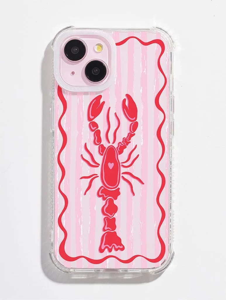 Durable Detail Lobster Stripe Shock iPhone Case