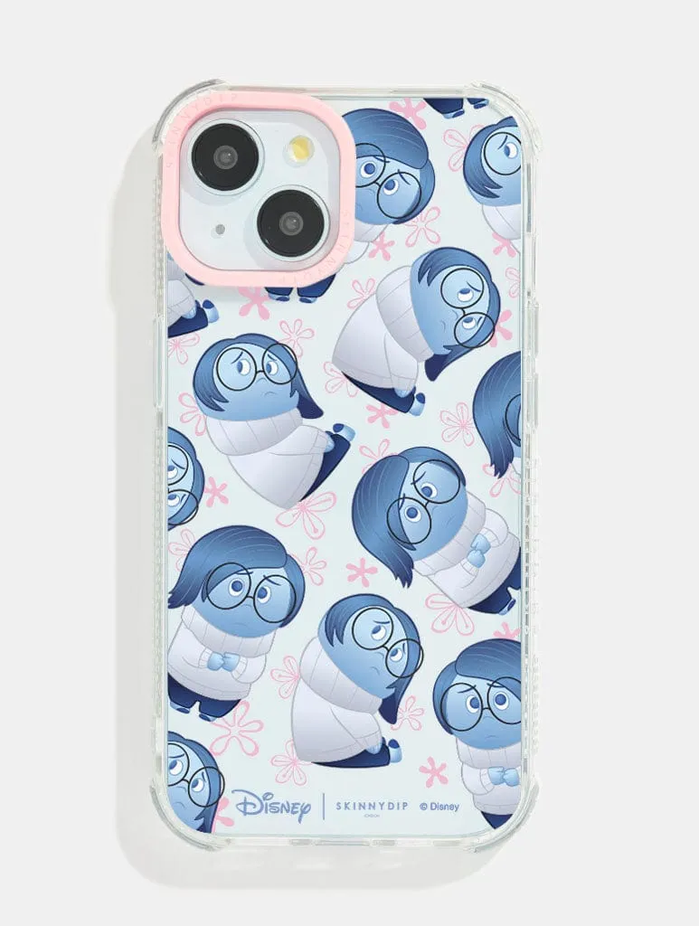 Disney Pixar Inside Out Sadness Shock iPhone Case Smooth Edge Design Flexible Detail Design