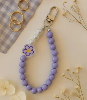 Work Gear Huawei Purple Flower Phone Charm