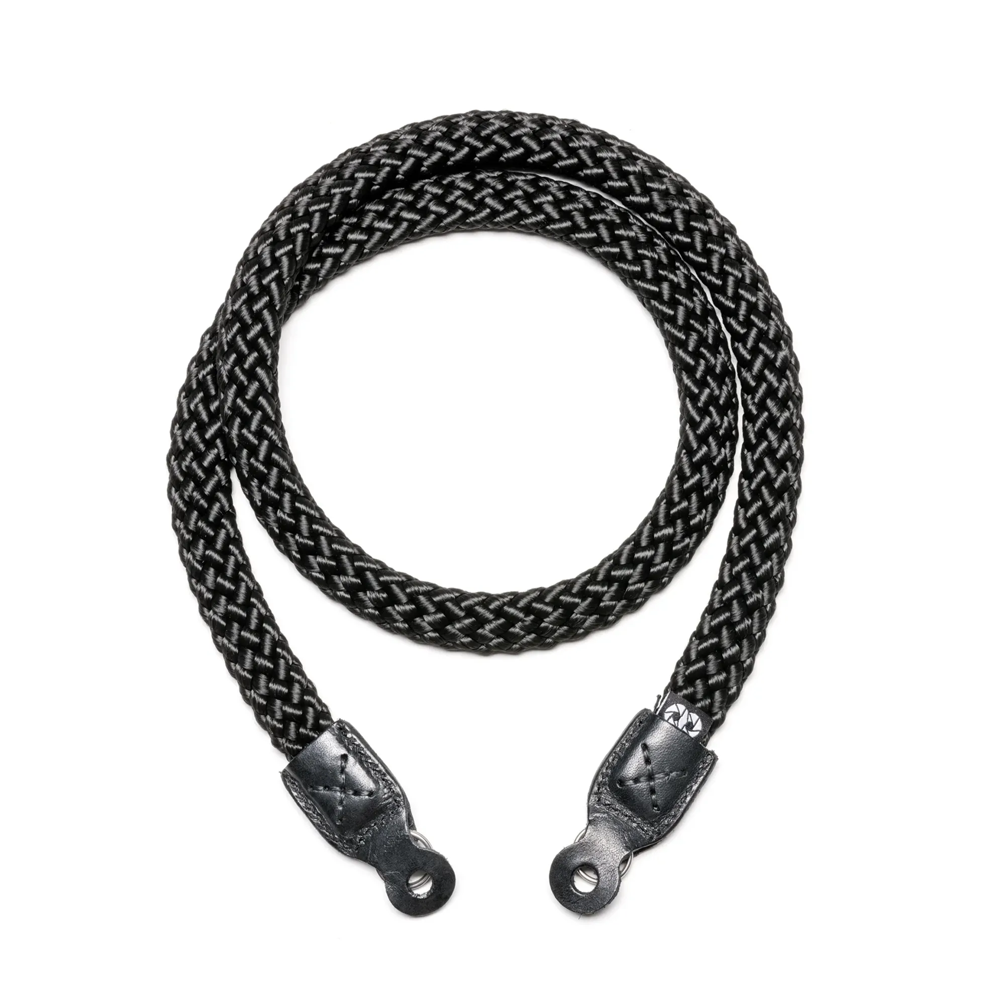 Cooph Braided Camera Strap with Split Ring, 49.2" (125cm) - Black snowboarding Phone Holder