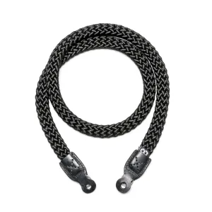 Cooph Braided Camera Strap with Split Ring, 49.2" (125cm) - Black snowboarding Phone Holder