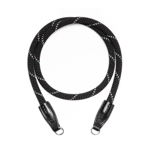 Mobile Grip Cooph Rope Camera Strap with Split Ring, 39.4" (100cm) - Black Reflective