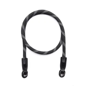 Cooph Rope Camera Strap with Split Ring, 39.4" (100cm) - Duotone Charcoal Cycling use