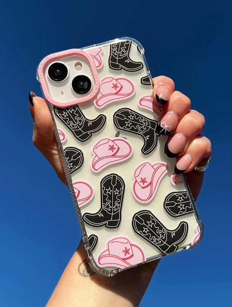Cowboy Hat & Boots Shock iPhone Case Protective Finish