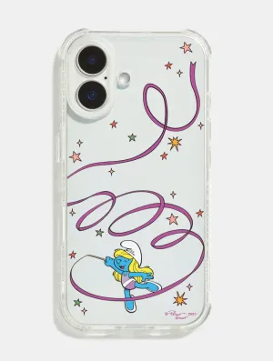 Soft Cushion Sleek Feel The Smurfs Ribbon Shock iPhone Case