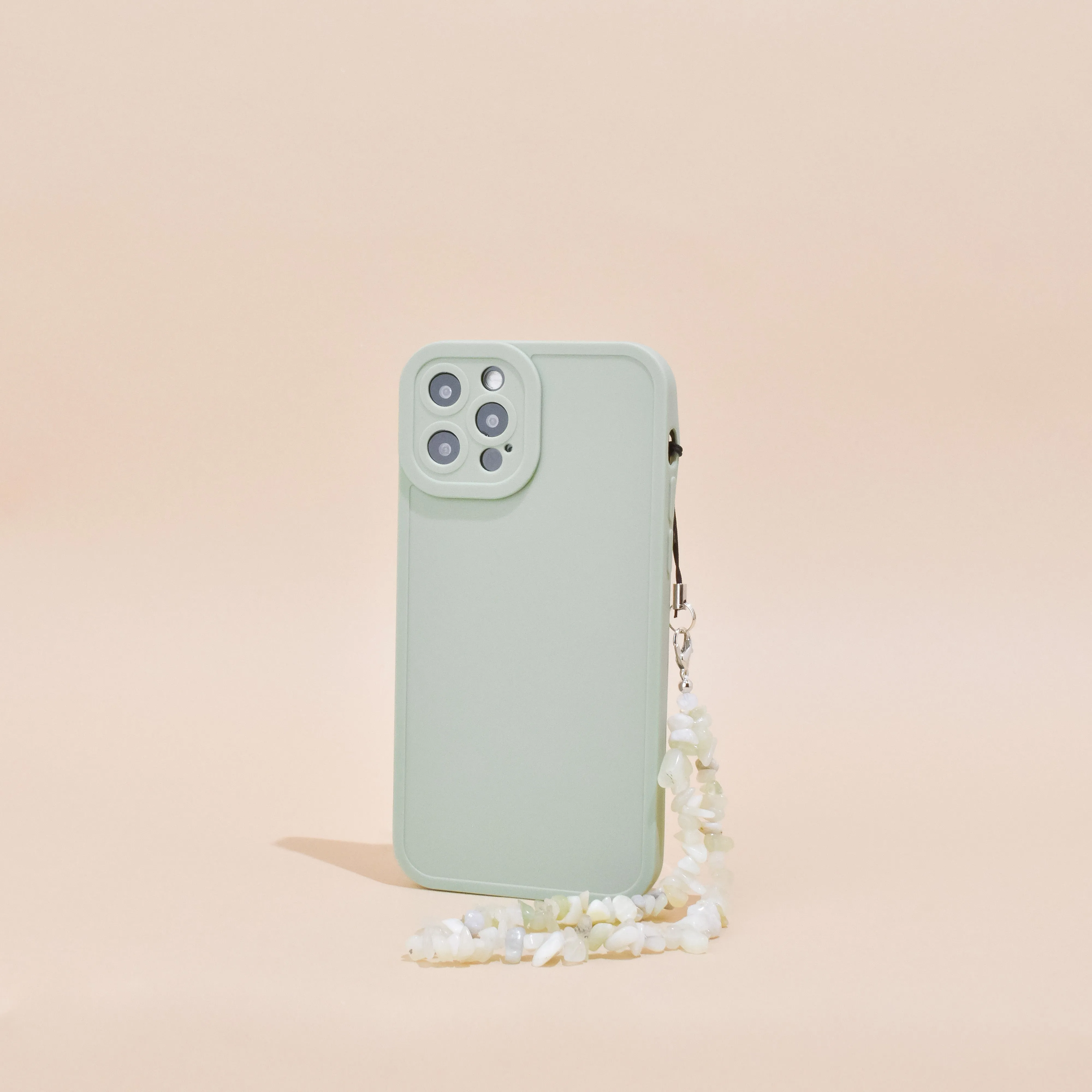 Lightweight Crystal Phone Strap - Lime