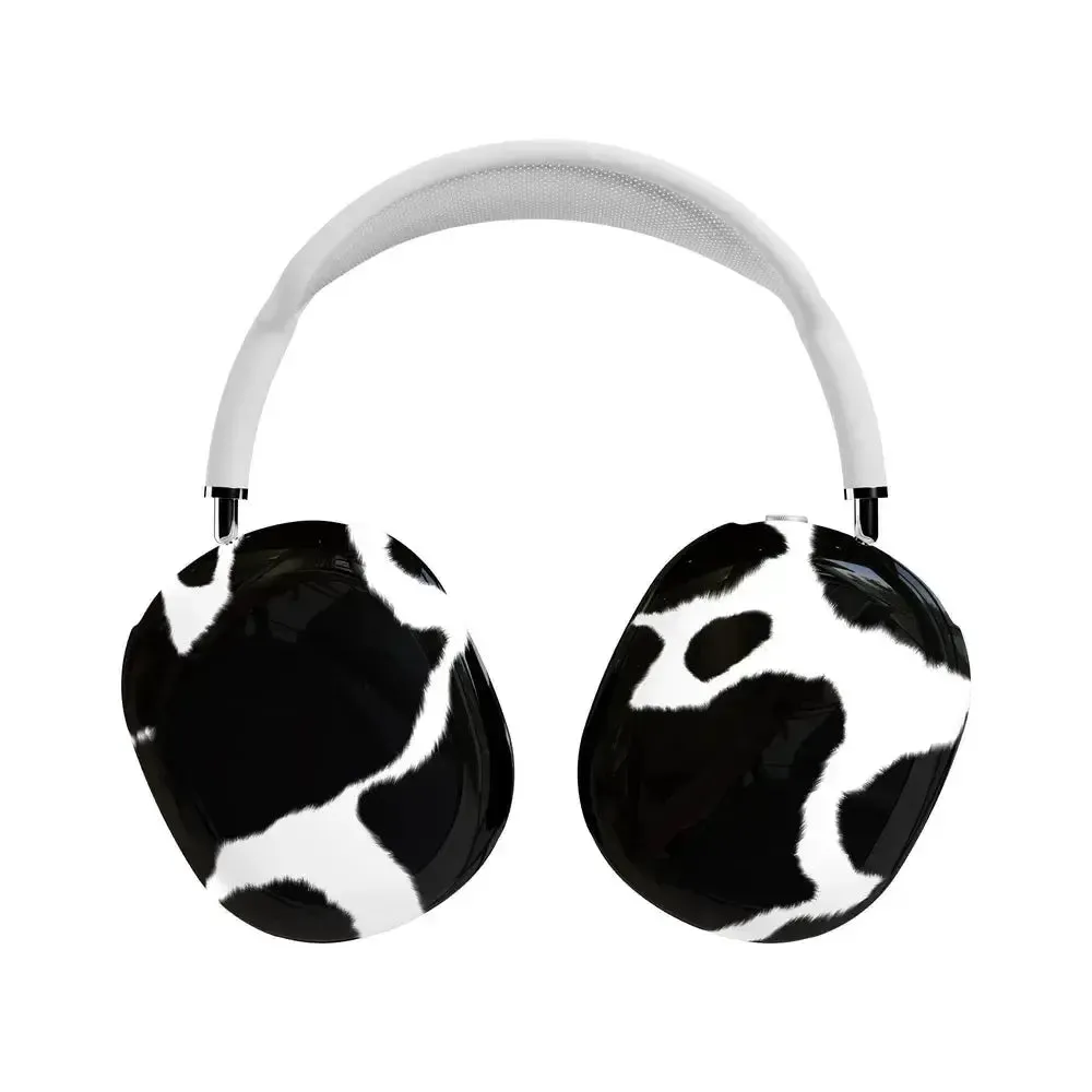 Current MOOd | Cow Print AirPods Max Case drop proof airpods cover shock resistant commuter silicone shell