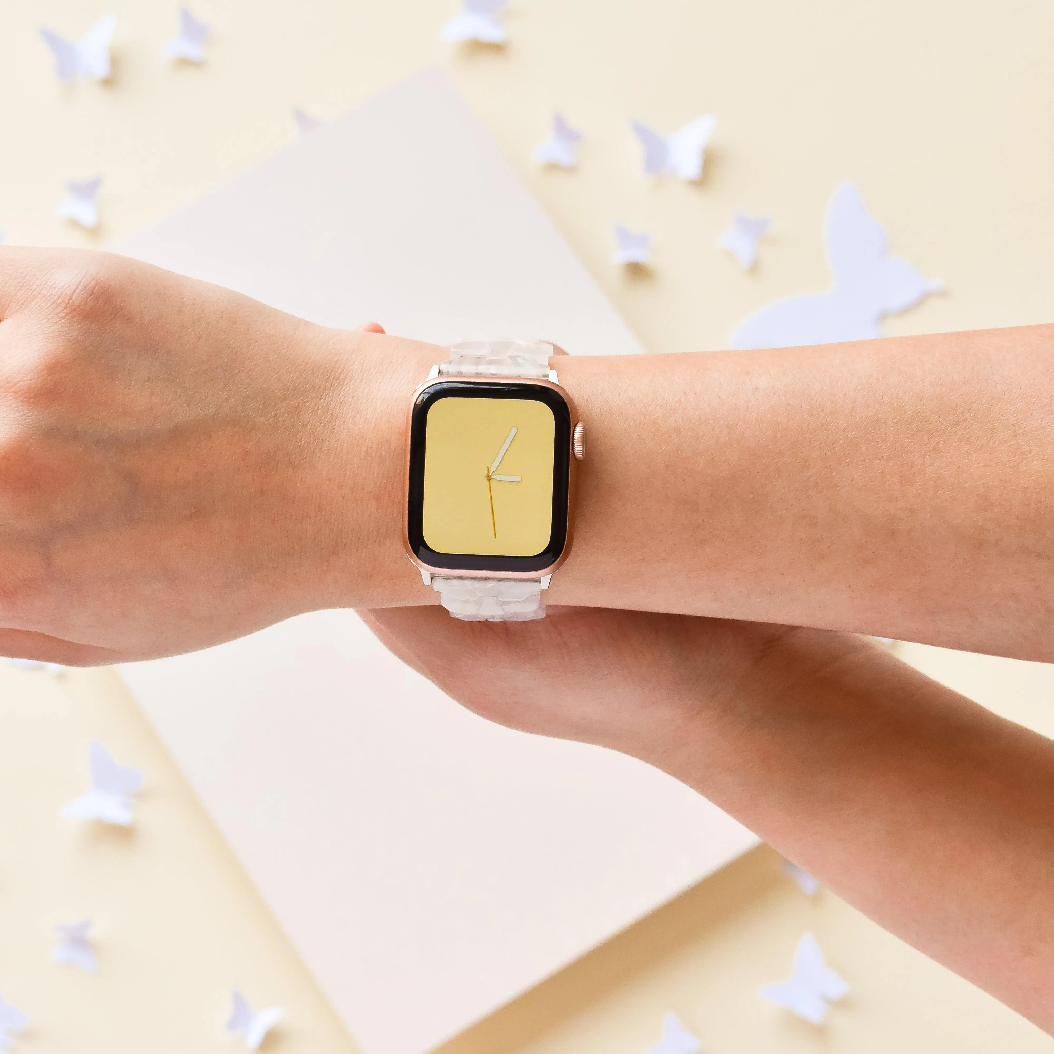 Soft Material Luxe Holo Butterfly Apple Watch Strap