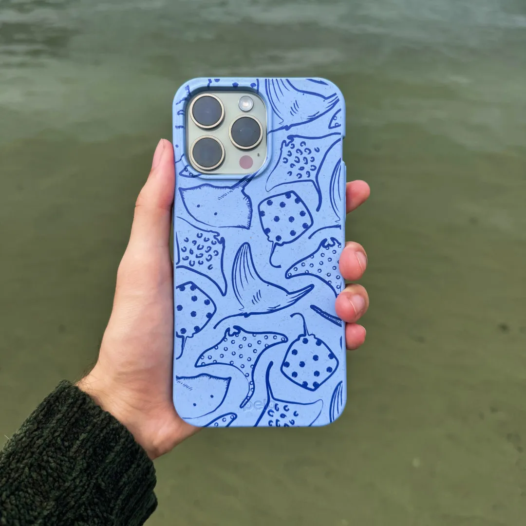 Portable Fit Powder Blue Stingray Fever iPhone 17 Case