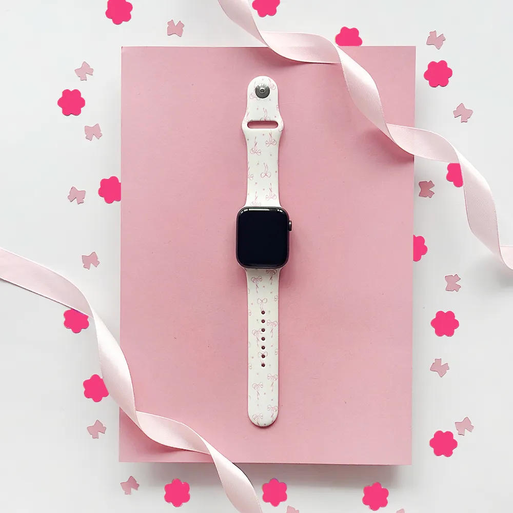 Dainty Bows Apple Watch Strap Soft Fashion Touch Outdoor Performance
