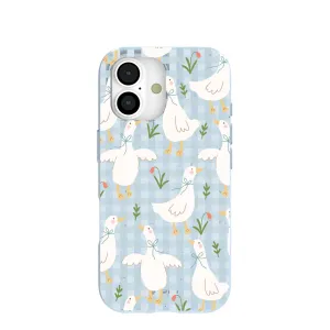 Powder Blue Blooming Quackers iPhone 17 Case Soft Edge