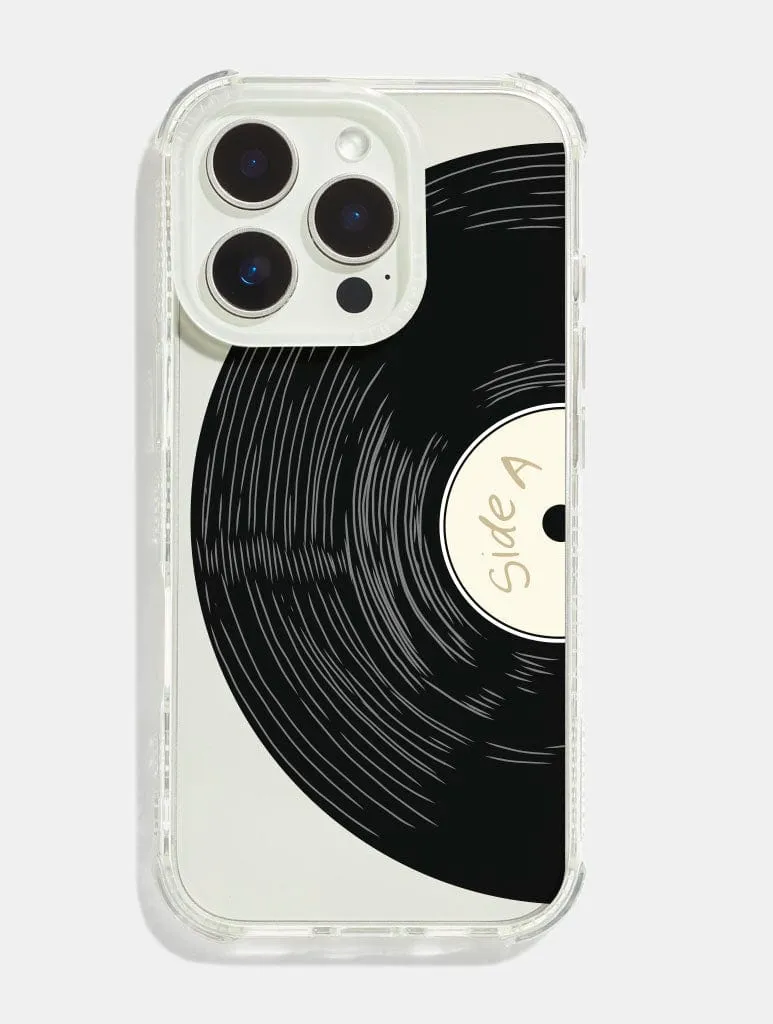 Flexible Design Vinyl Record Shock iPhone Case