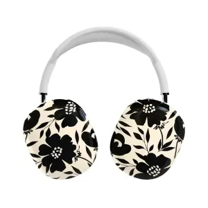 outdoor earbuds protection Lightweight Travel Holder Dark Fantasy | Contrast Floral AirPods Max Case