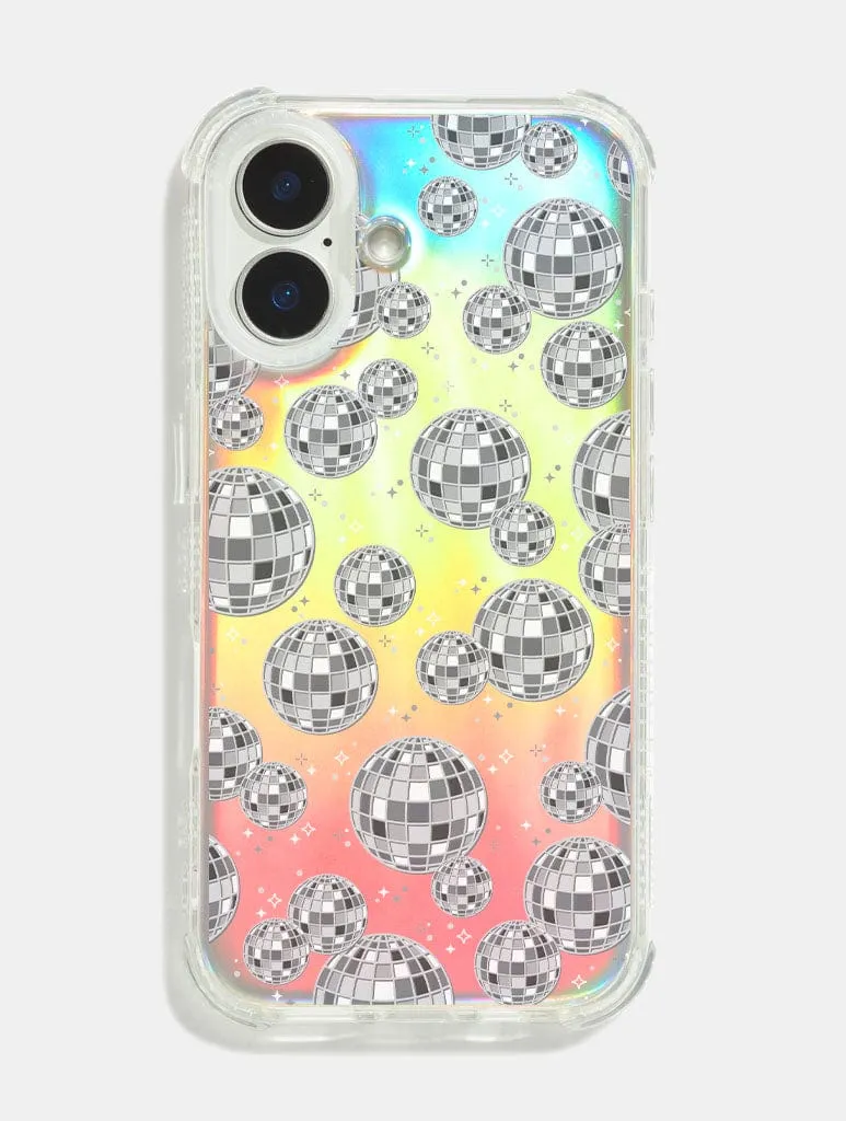 Disco Ball Repeat Holo Foil Shock iPhone Case Minimal Touch