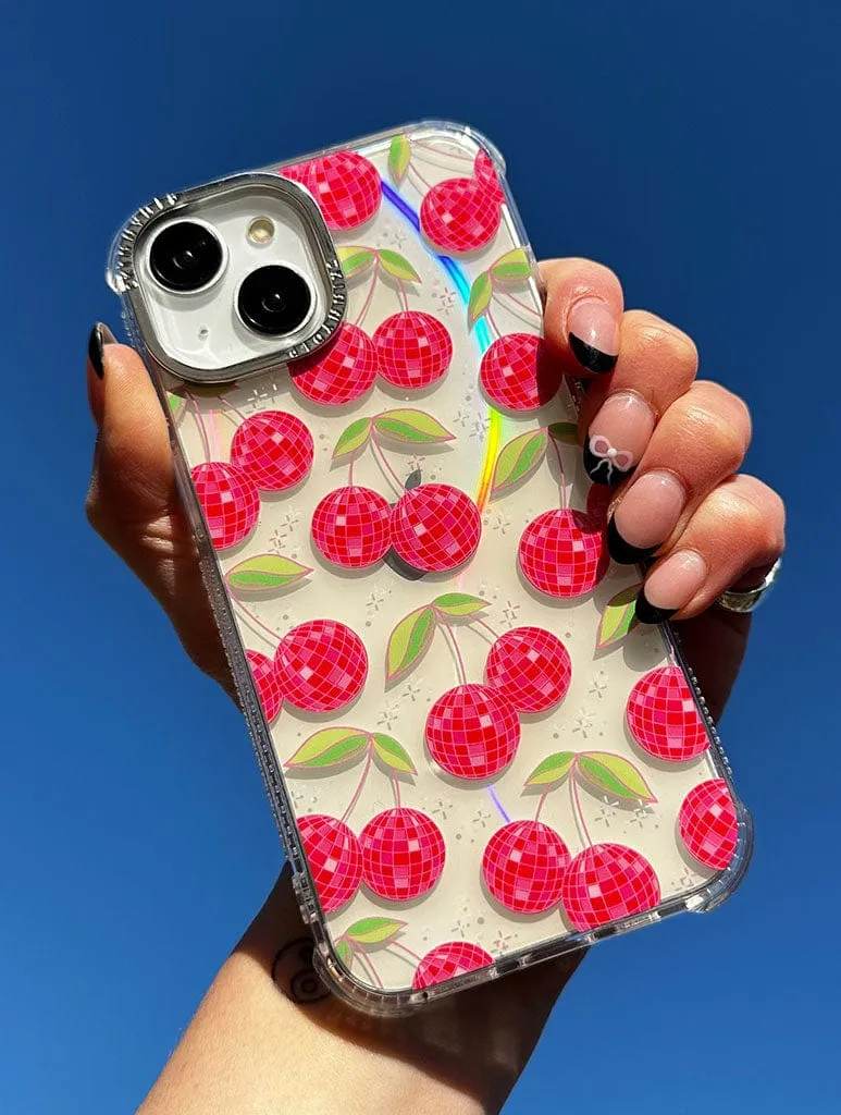 Disco Cherries Shock iPhone Case Fashion Detail