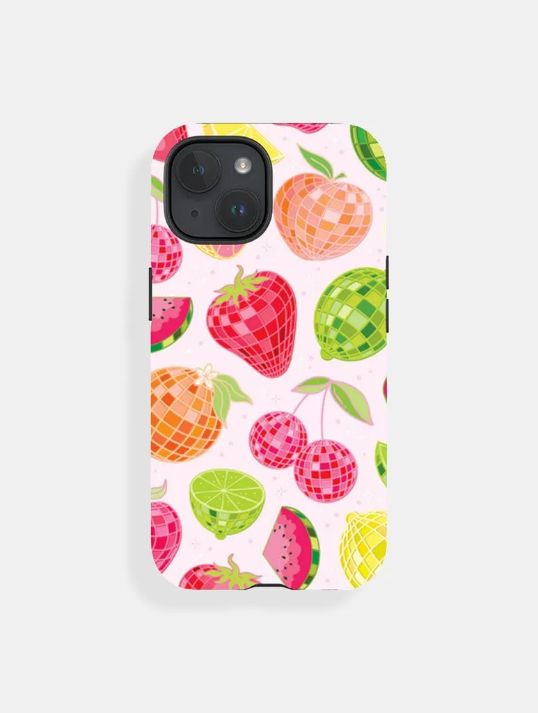 Disco Fruit Ultra Protective iPhone Case Lightweight Build Soft Pattern Layer