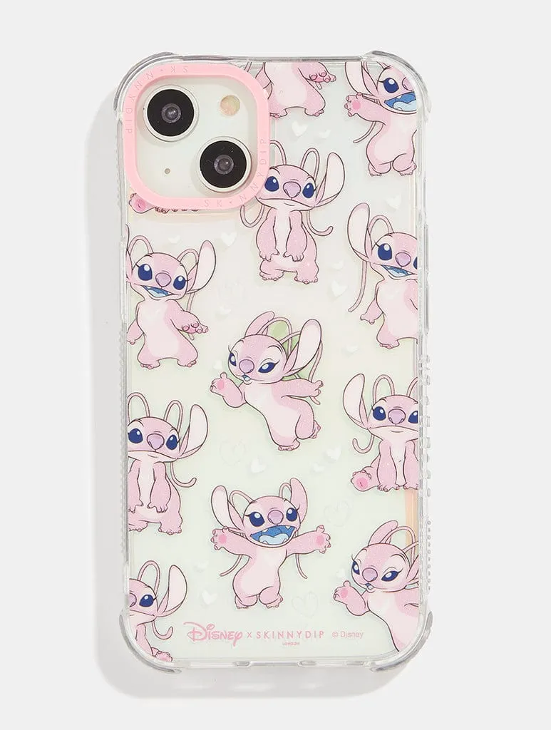 Matte Pattern Disney Angel iPhone Shock Case
