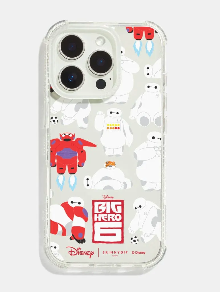 Disney Big Hero 6 Red Suit Baymax Shock iPhone Case Polished Surface Texture