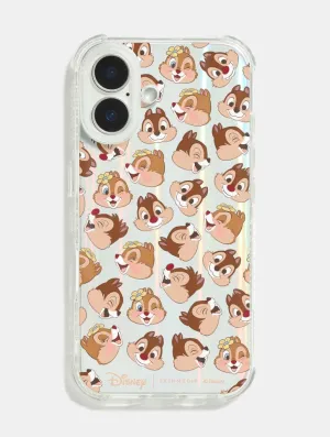 Casual Texture Disney Chip, Dale & Clarice Shock iPhone Case