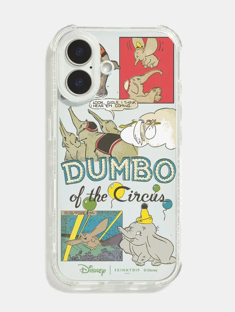 Disney Dumbo Vintage Circus Shock iPhone Case Polished Finish Texture