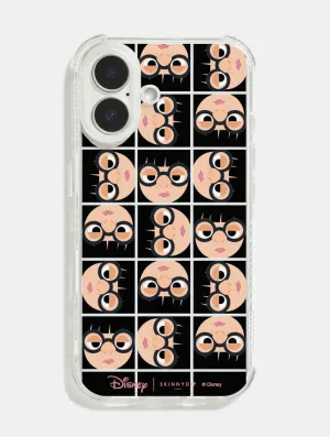 Disney Edna Mode Faces Shock iPhone Case Marble Pattern Smooth Shield