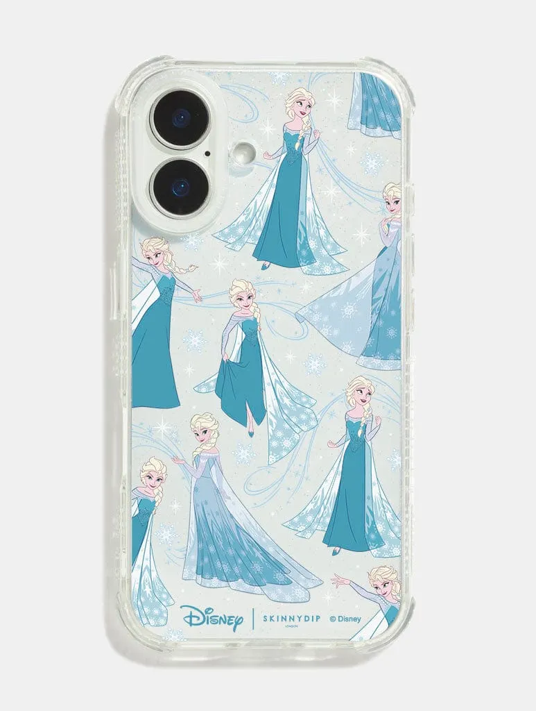 Disney Elsa Repeat Shock iPhone Case Smooth Craft Vivid Pattern