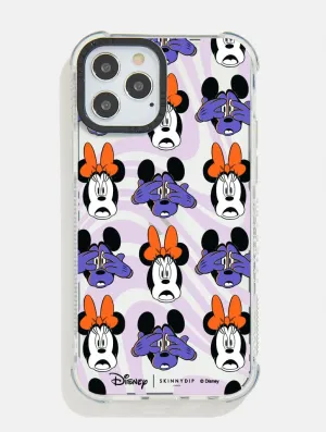Fashion Edge Gloss Finish Disney Mickey and Minnie Fright Night Shock iPhone Case