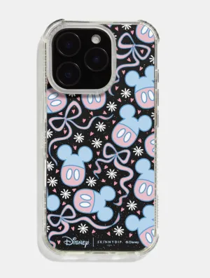 Luxury Texture Finish Gloss Layer Disney Mickey Egg Shock iPhone Case