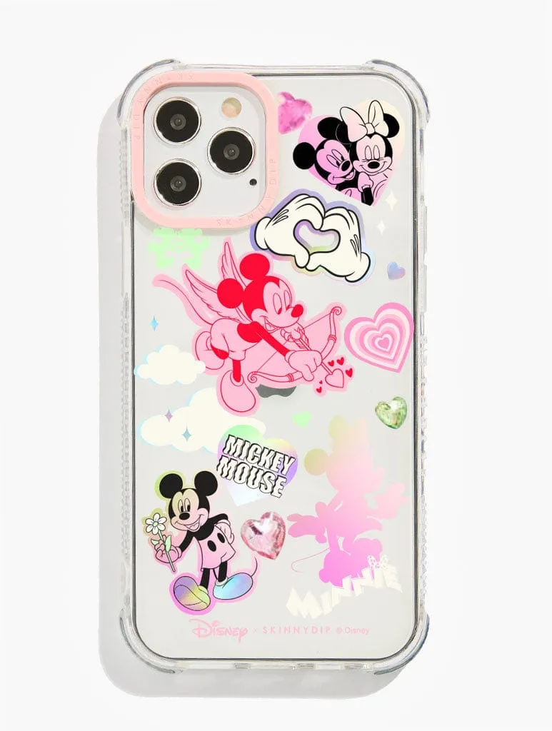Disney Mickey in Love Shock iPhone Case Premium Surface Finish