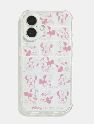 Car Accessory Soft Finish Layer Disney Minnie Mouse Faces Shock iPhone Case