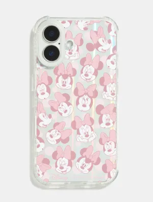 Disney Minnie Mouse Pink Shock iPhone Case Sleek Texture Matte Texture Layer