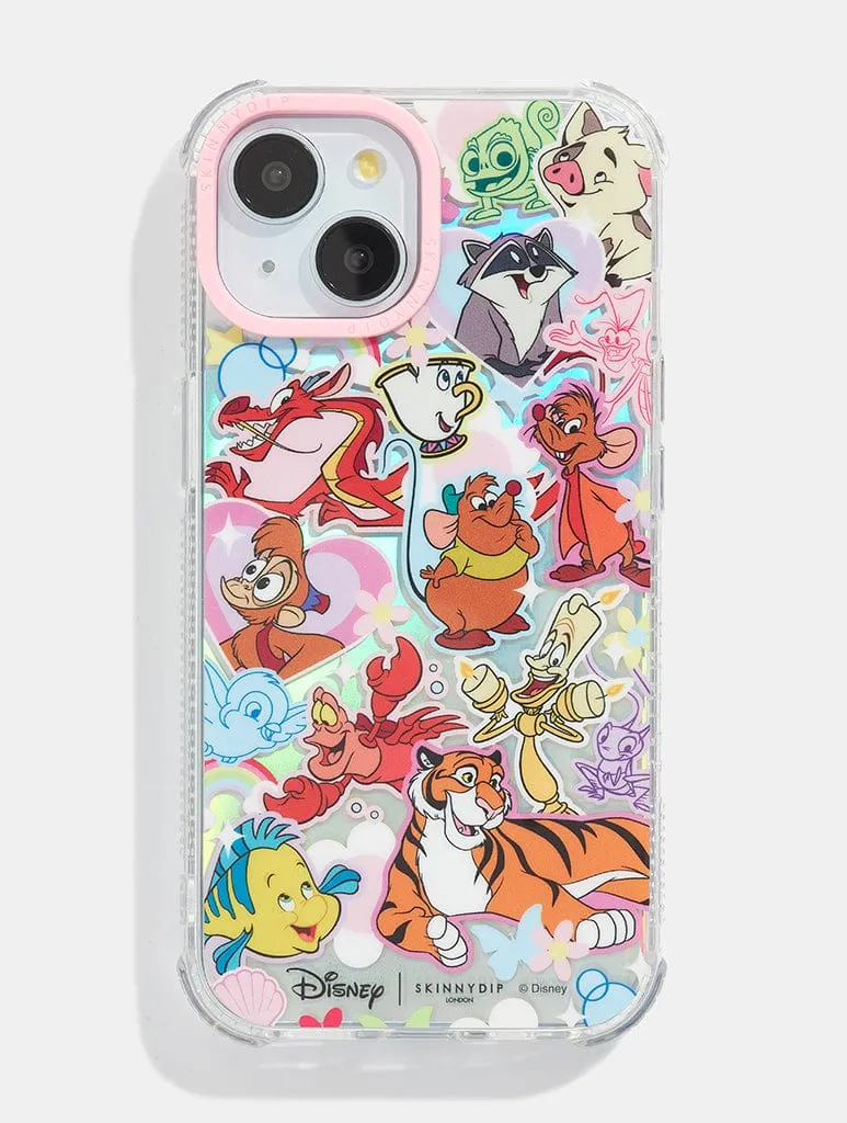 Button Cover Disney Princess Sidekick Shock iPhone Case