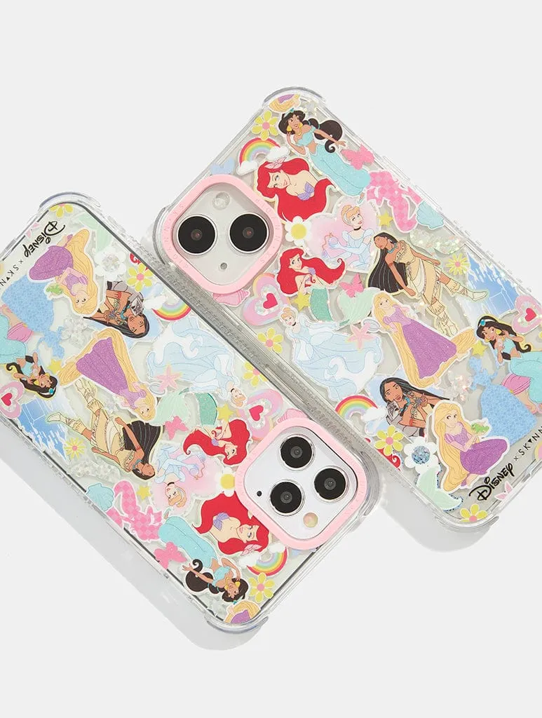 Disney Princess Sticker Shock iPhone Case Textured Detail