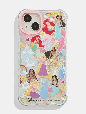 Disney Princess Sticker Shock iPhone Case Luxury Edge Texture