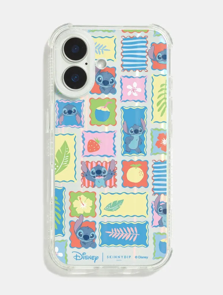 Lightweight Shell Protective Finish Disney Stitch Patchwork Shock iPhone Case