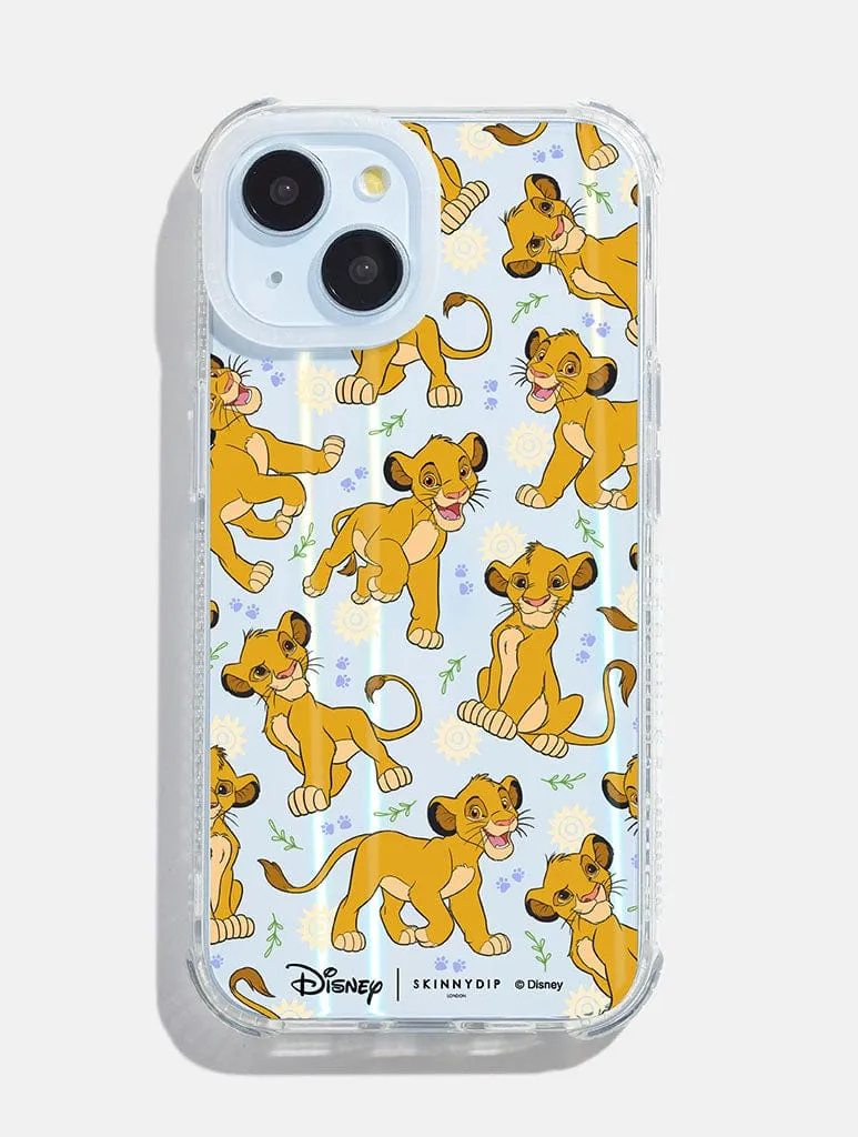 Disney The Lion King Simba Shock iPhone Case Flexible Shell Grip Assist