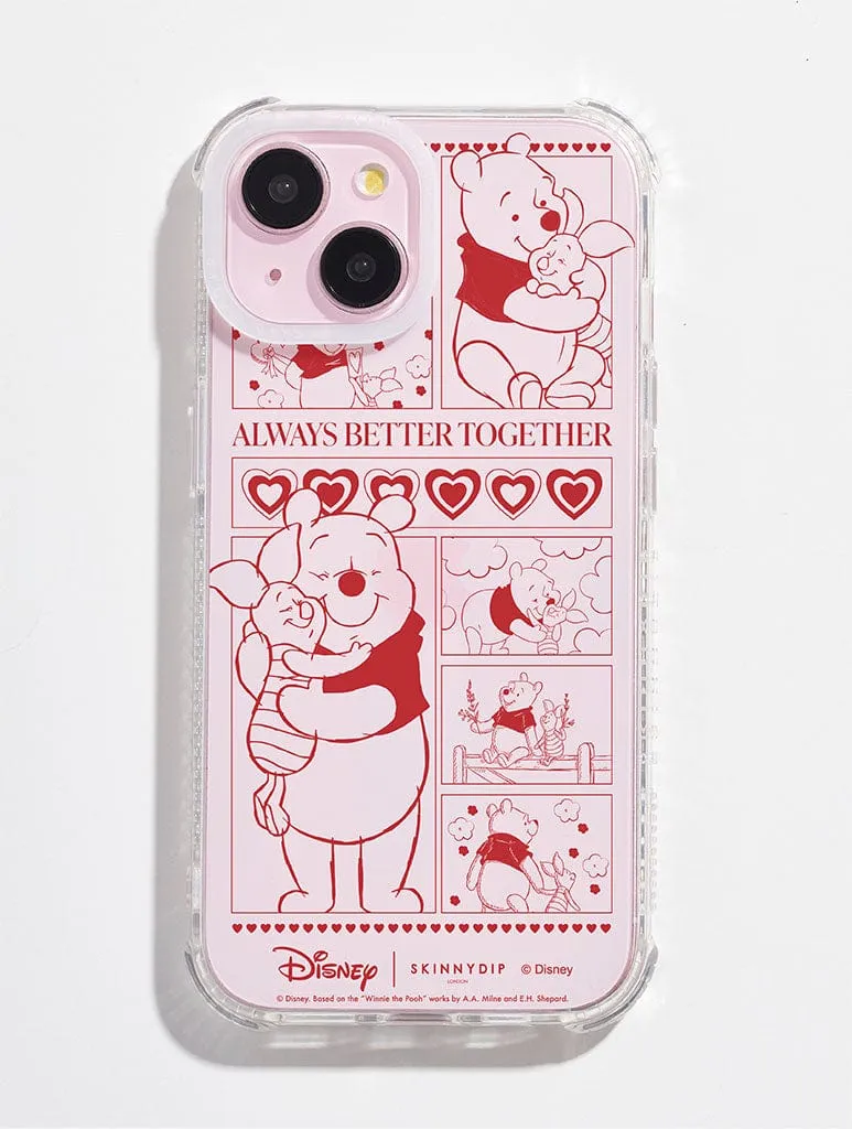 Disney Winnie The Pooh Always Better Together Shock iPhone Case Sleek Profile