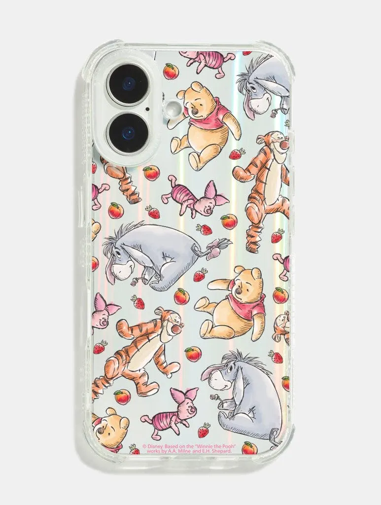 Disney Winnie The Pooh Fruit Shock iPhone Case Gloss Surface Layer Luxury Surface Layer