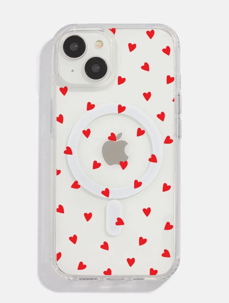 Ditsy Heart MagSafe iPhone Case Sleek Form
