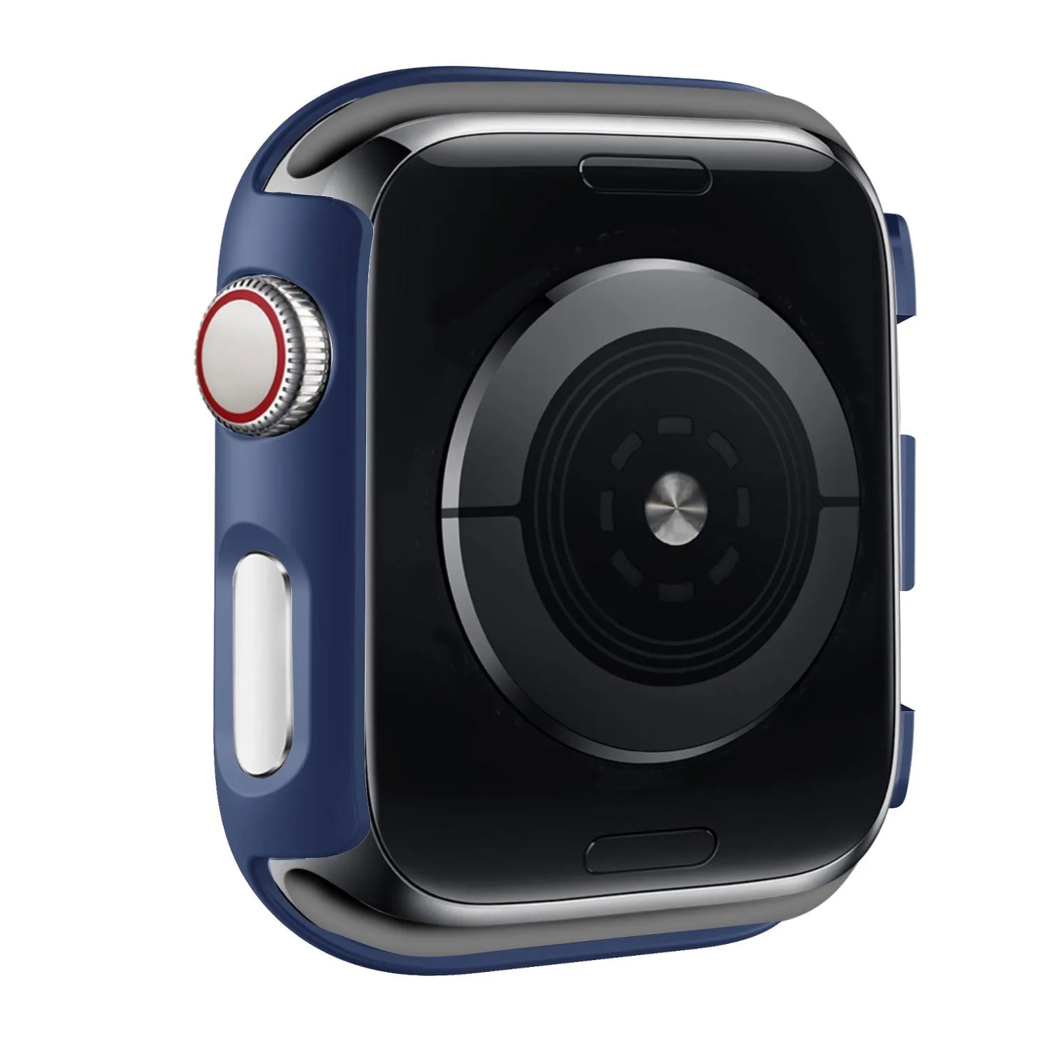 Apple Watch Hardcase with Glass (Dark Blue) Scratch Proof Soft Armor Layer