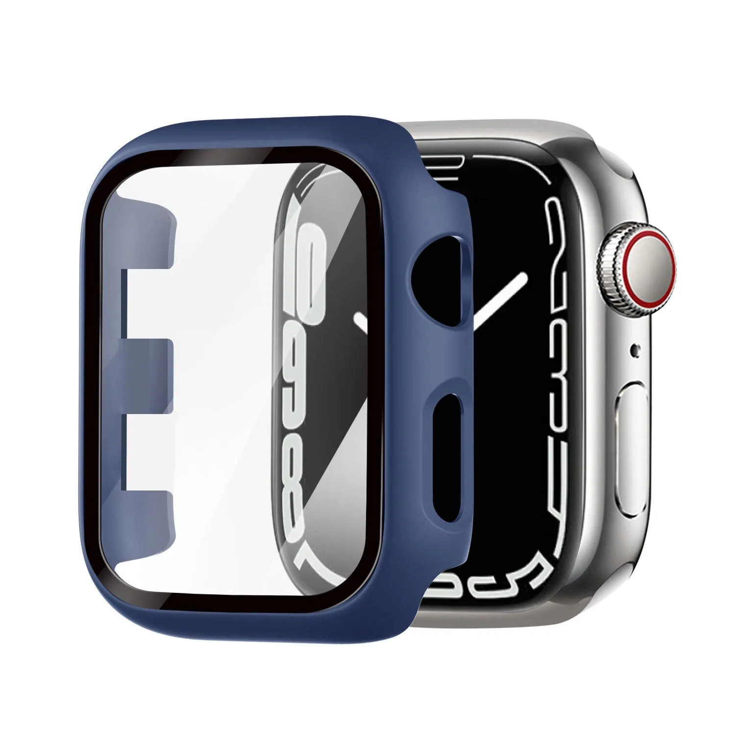 Apple Watch Hardcase with Glass (Dark Blue) UV resistant Urban Style