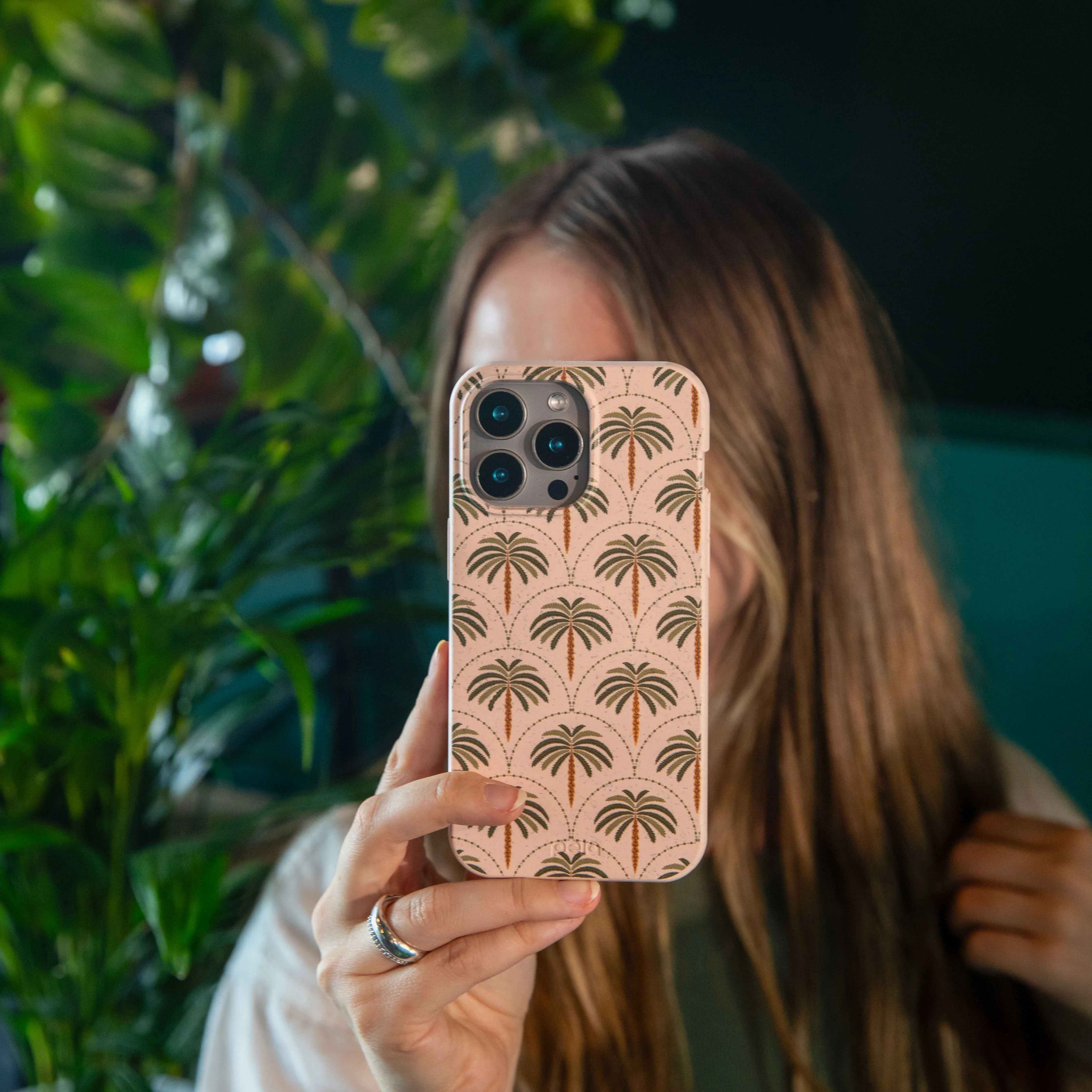 Seashell Palm Reverie iPhone 17 Case Compact Shape Versatile Design