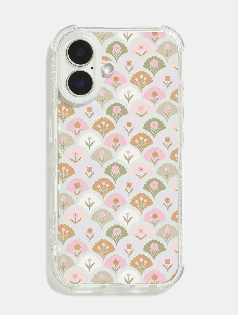 Ergonomic Shape Duchess Plum x Skinnydip Bloom Botanica Shock iPhone Case