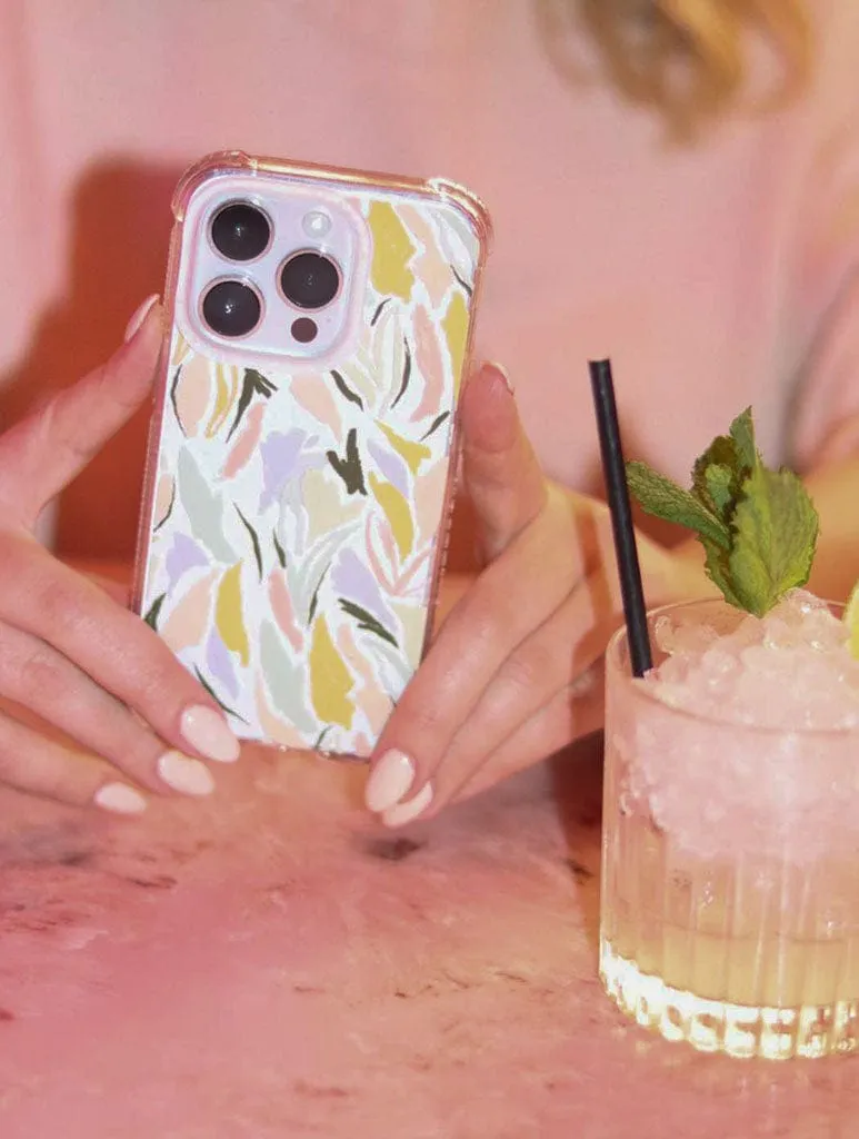 Duchess Plum x Skinnydip Blush And Brush Clear Shock iPhone Case Soft Edge