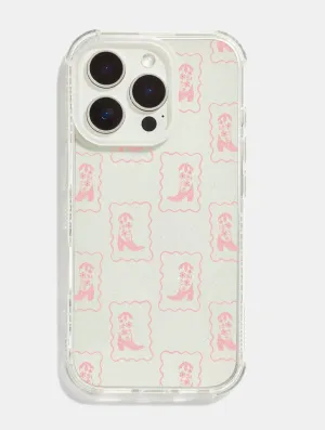 Creative Pattern Trendy Texture Finish Duchess Plum x Skinnydip Rodeo Chic Shock iPhone Case