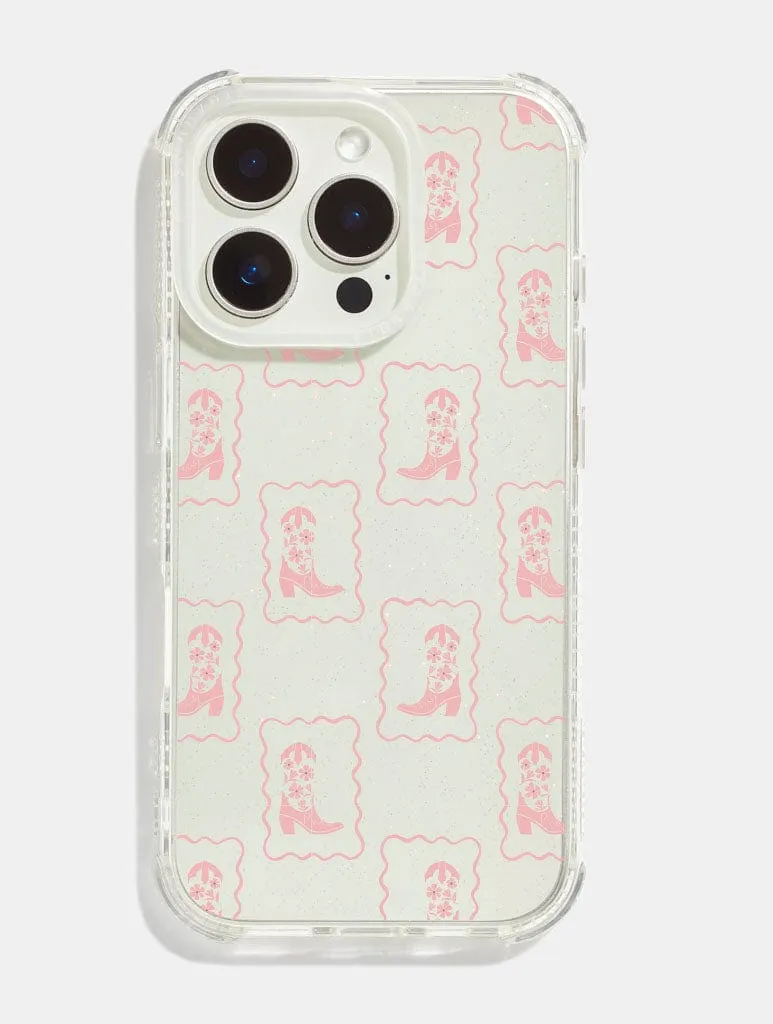 Creative Pattern Trendy Texture Finish Duchess Plum x Skinnydip Rodeo Chic Shock iPhone Case
